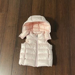 Ralph Lauren baby girl puffer hooded vest jacket
